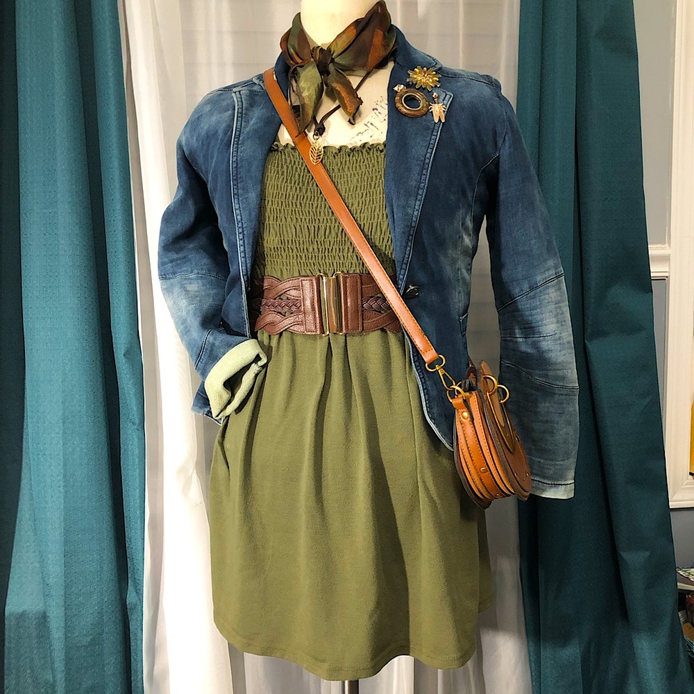 Casual Seersucker Dress